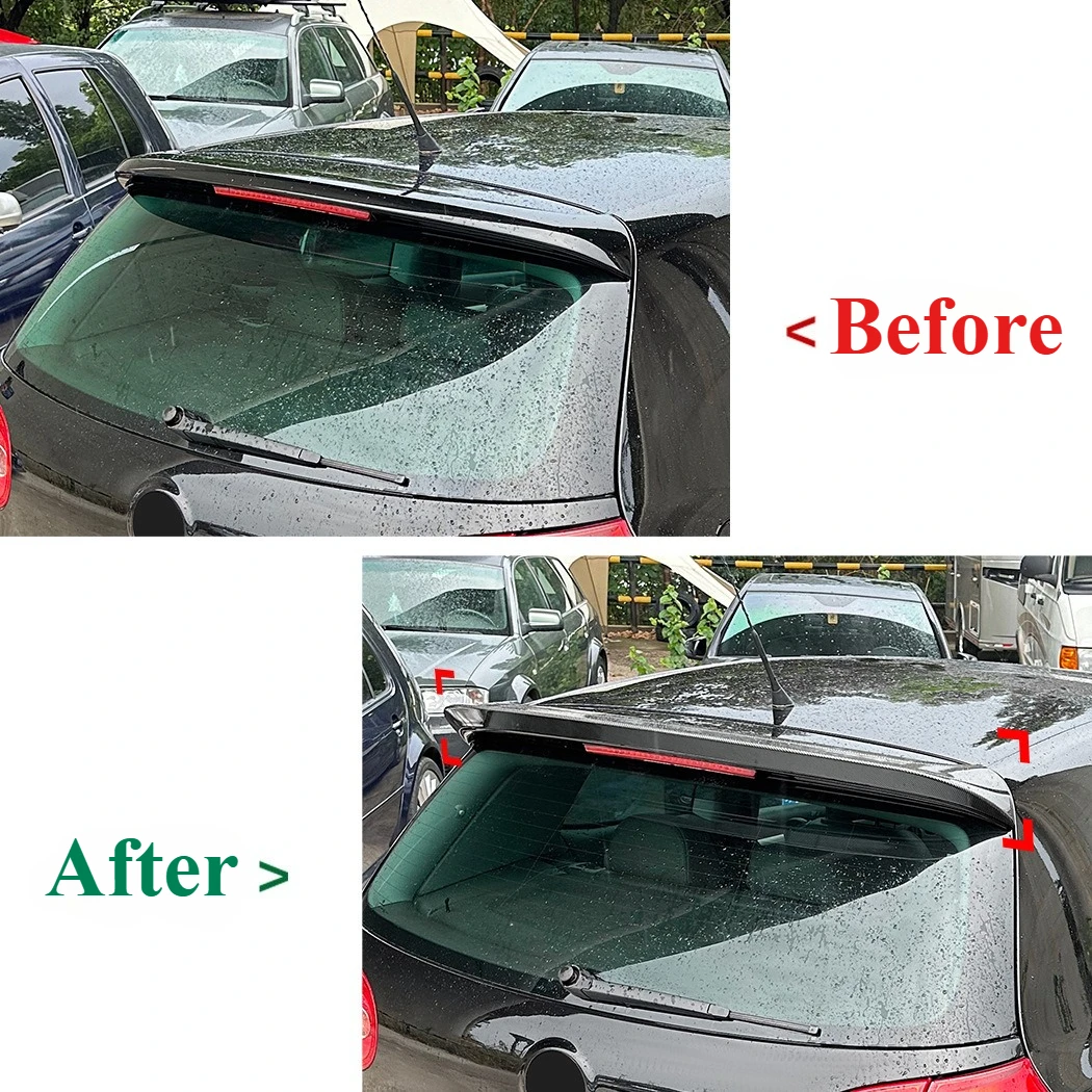 Car Rear Trunk Wing For Volkswagen Golf 5 MK5 R32 GTI 2006-2009 Splitter Spoiler Decklid Lid Trim Body Kit Tuning Auto Parts