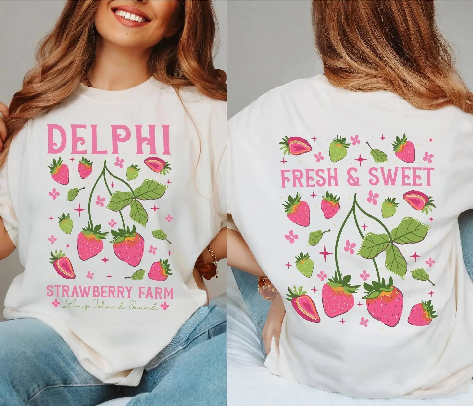 Delphi Strawberry Farms SweaT T Shirt Percy Jackson the Olympians Book lover bookworm Bookish