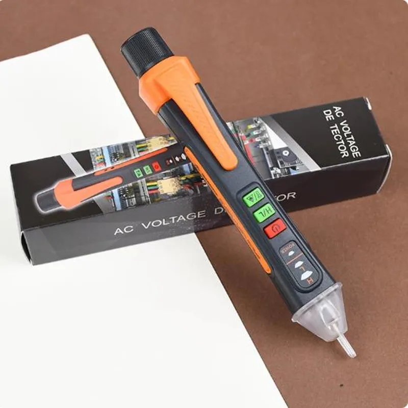 Imagem -04 - Detector de Tensão sem Contato Ferramentas Elétricas Indicador Tester Caneta Teste Inteligente Breakpoint Finder 121000v T02a