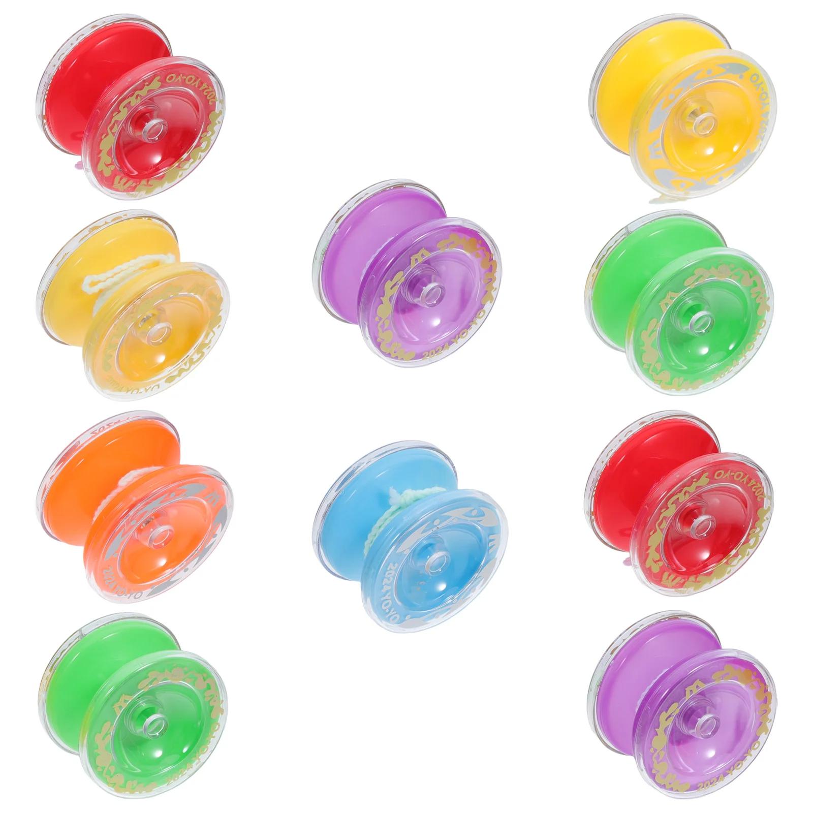 

10pcs Yo-yo Balls -yo Toys Kids String Yoyo Playthings Yoyo Children Toy Early Education Toy