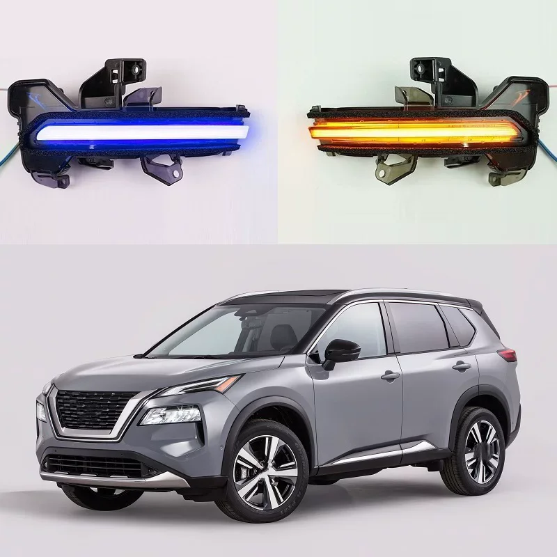 

Turn Signal for Nissan X-trail 2022-2025 modified rearview mirror Dynamic Daytime running light