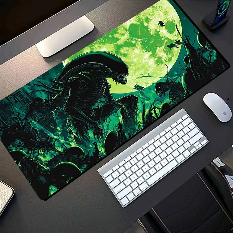 

Alien Bio Theme Gaming Mouse Pads,computer Anti-slip Game Accessories,science Fiction Shape Design,suitable for Office or Home