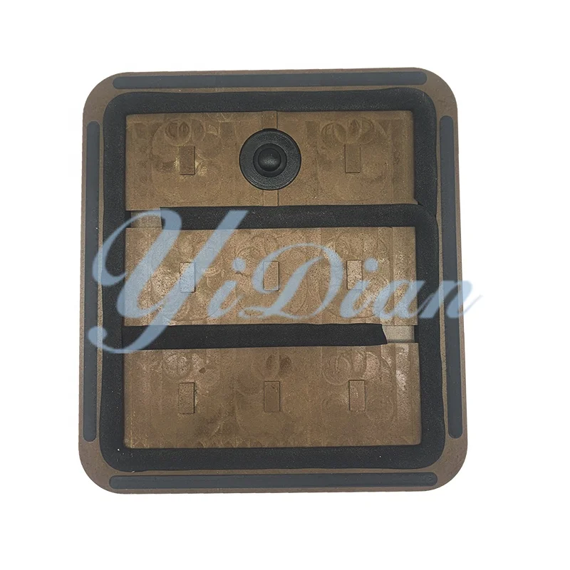 132*146*29mm Woodworking Machinery Parts Brown Color Vacuum Clamping Blocks Suction Cups Tools for CNC BIESSE Router Machine