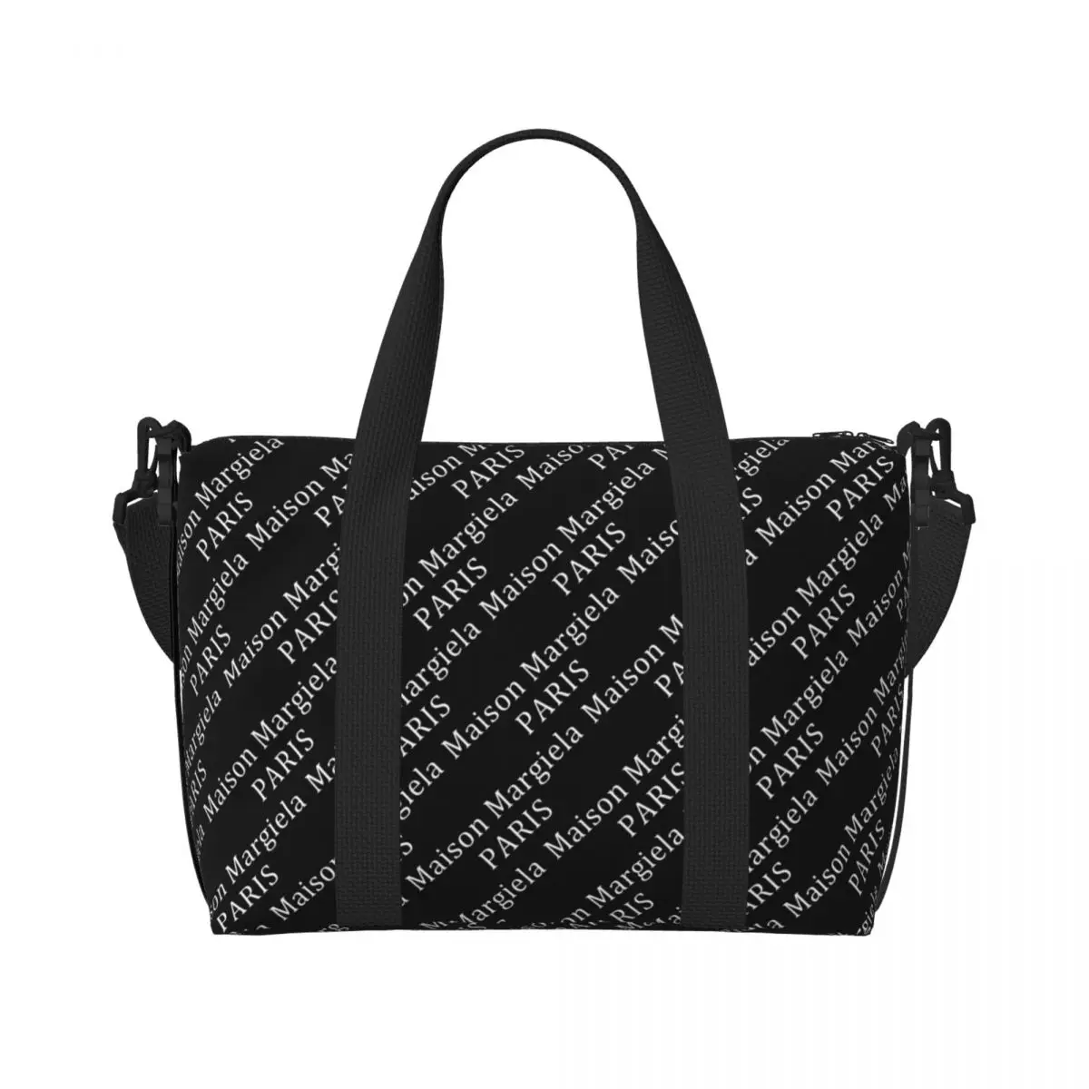 

Custom Mm6s Margielas Letters Print Tote Bag Women Large Capacity Gym Beach Shoulder Travel Bag