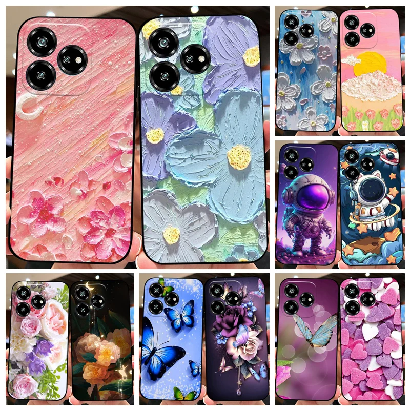 Matte Cases For ZTE Axon 60 Lite Soft Silicone TPU Phone Cover For Nubia V60 Design Coque Axon60 Lite Shockproof Bumper Fundas
