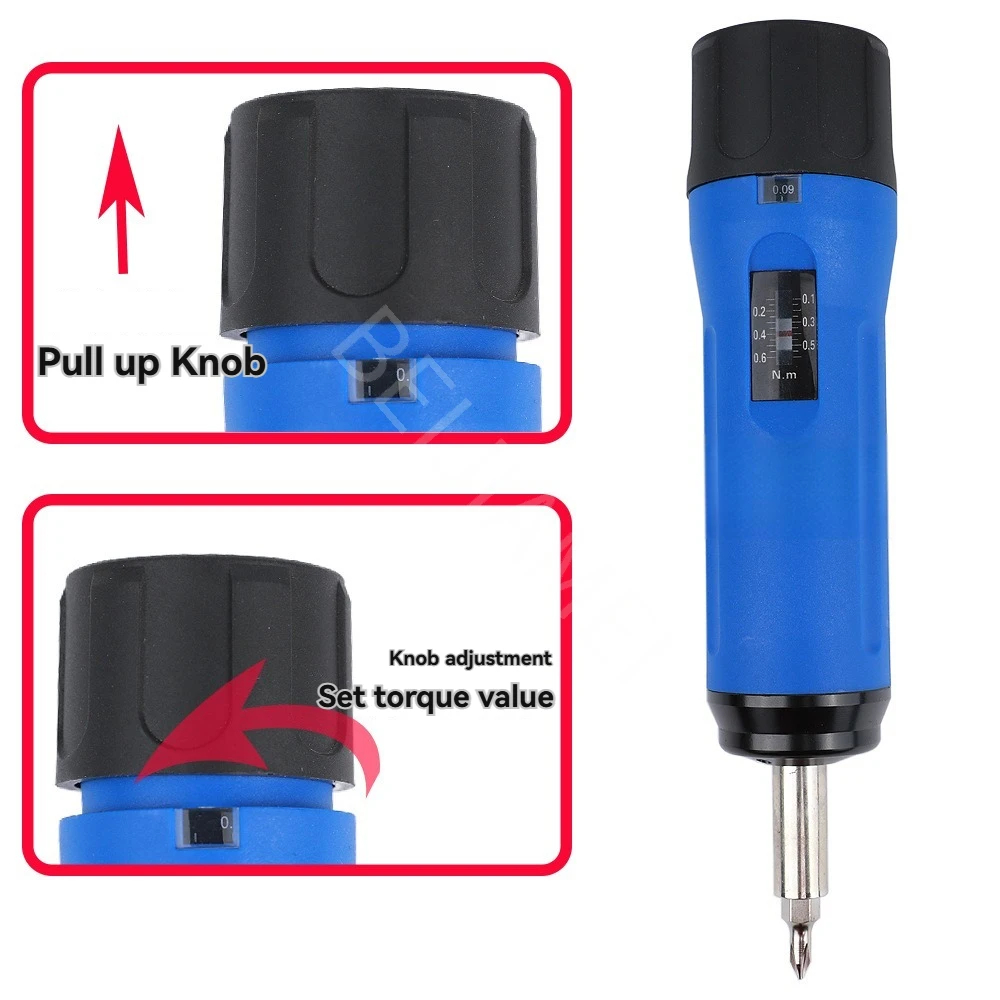 Pre Installed Torque Screwdriver, Screwdriver, Adjustable Manual Torque Screwdriver, Idle Torque Meter