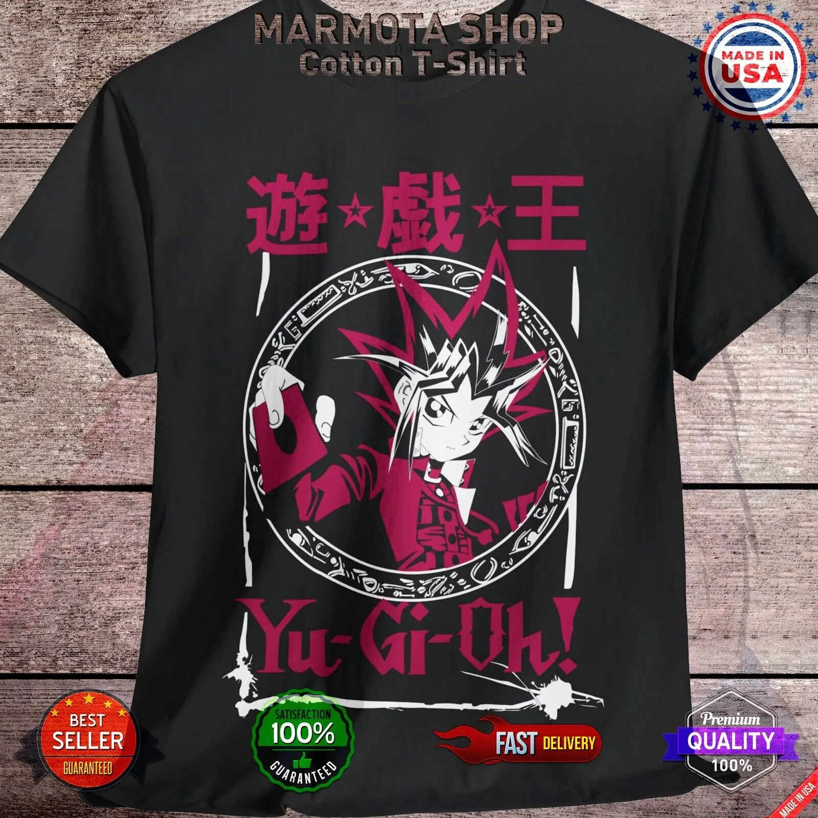 

Yugi Muto Yu-Gi-Oh T-Shirt Anime Soft Tee Shirt Yami Atem All Sizes Unisex Gift