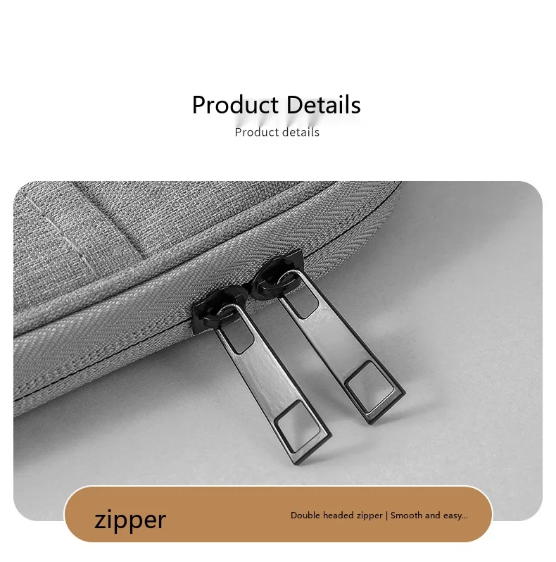 Leichte Tablet-Tragetasche 11-15,6 Zoll Oxford-Handtasche für iPad mit Plüschfutter – Detail 11