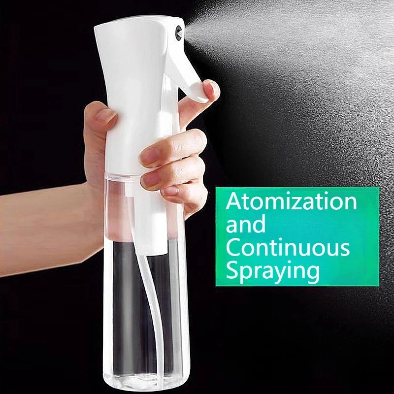 Botella de Spray Continuo de Alta Presión para Cuidado del Cabello y Maquillaje, Botella de Spray para Rehidratar, Botella Separada con Pulverizador a Presión