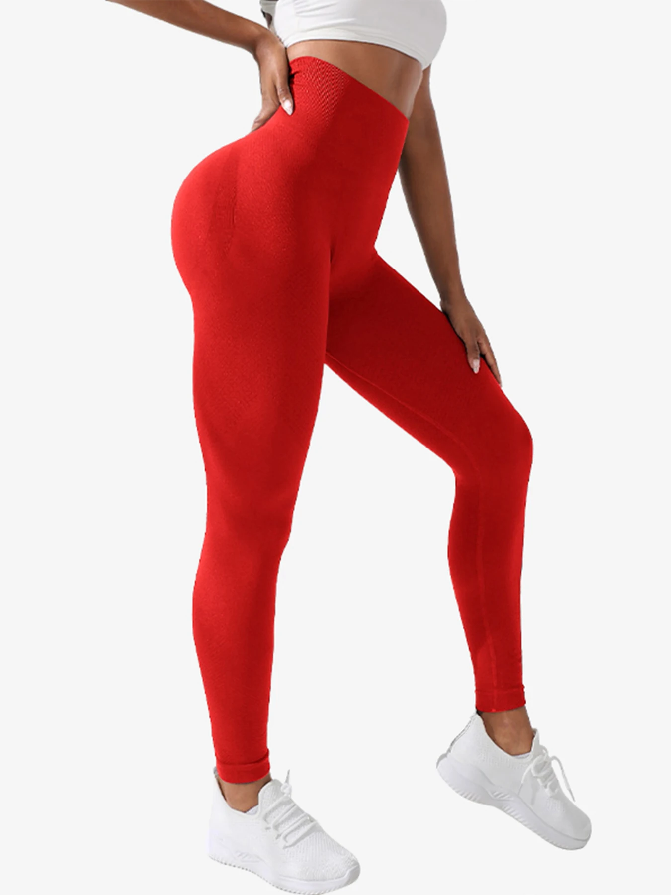 New Arrival Peach Hip Fitness Running Leggings Sport Solid Color Lift High Waist Stretch Yoga Pants for Women