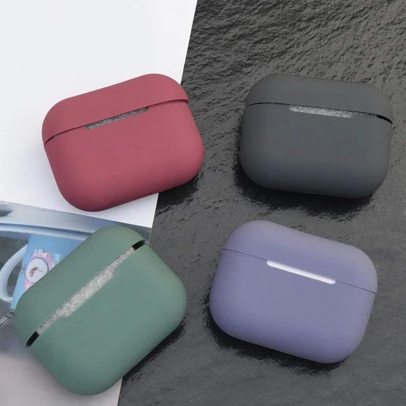 Custodia per auricolari in Silicone per AirPods Pro Cover custodia protettiva per cuffie Bluetooth senza fili per airpods pro