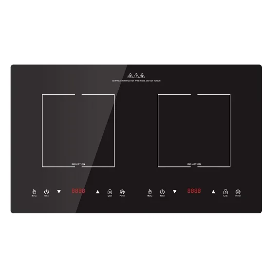 Built in Microcrystalline Board Induction  Cooker Customized 2 burner Hot Sell Kitchen Appliance