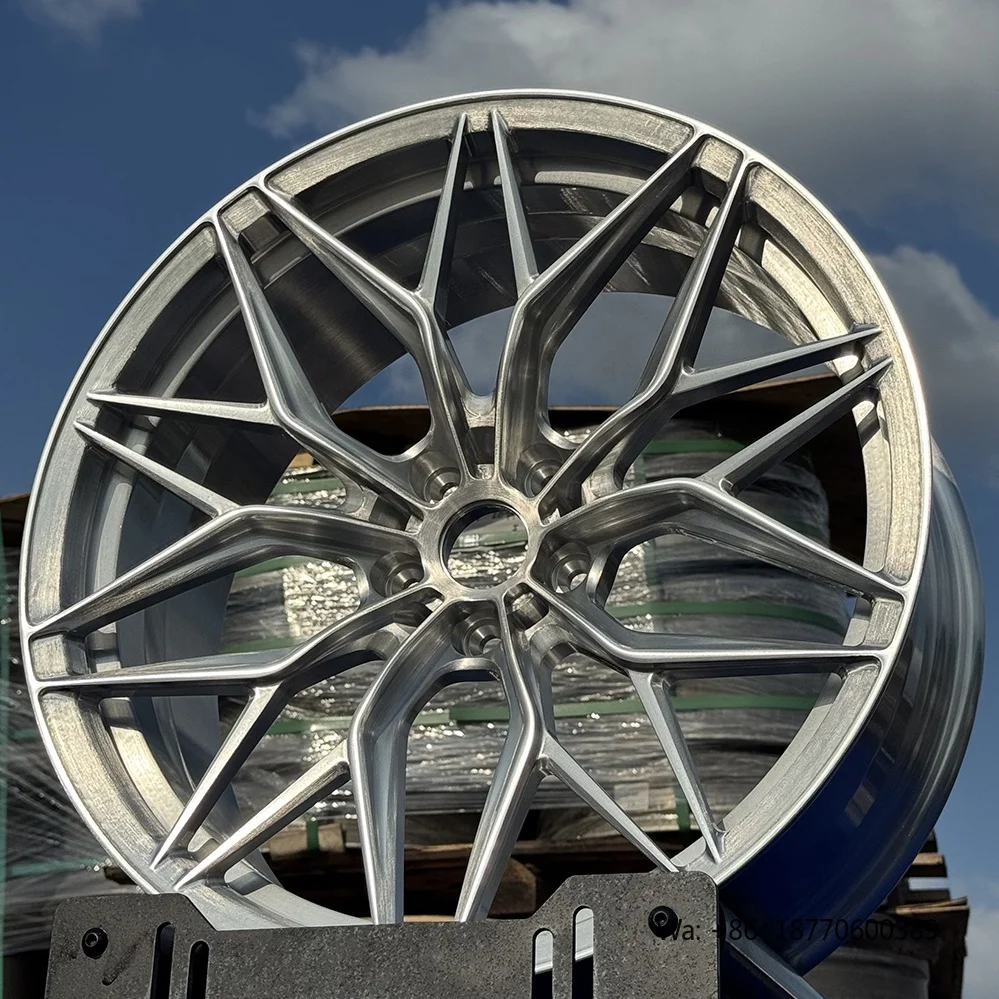 

High Quality 19 20 21 22 23 24 26 Inch Forged Monoblock Wheels Custom 5x112 Brushed 6061-T6 Alloy Racing Car Wheels for Porsche