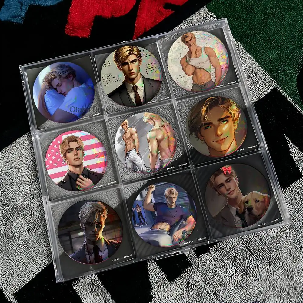 A-Aaron Warner S-Shatter Me Badges Button Round Creative Pin Brooch Badge Bag Decor Fans Collect Friends Gifts