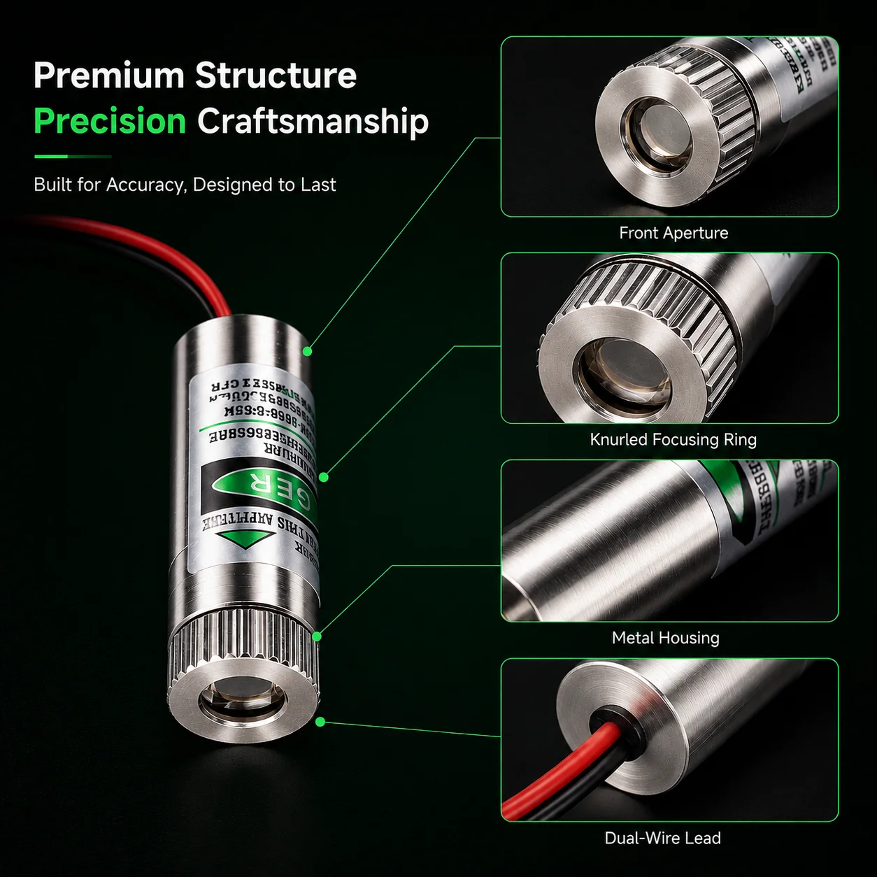 ZhonNa 520nm Green Star Laser - Industrial Laser Projector recensie en prijs