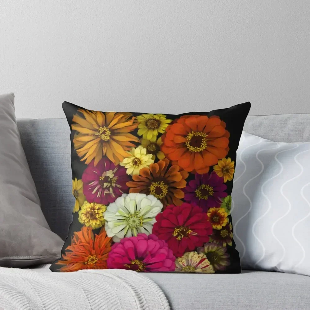 

Zinnia Throw Pillow Ornamental Pillow Bed pillowcases Decorative Pillow Covers For Sofa luxury decor