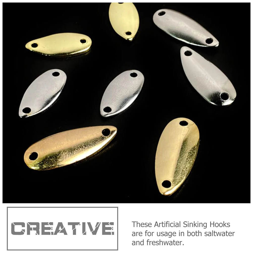 

16pcs Sequin Fish Hooks Swivel Bait Fishing Tackle Vivid Artificial Sinking Hooks for Freshwater Saltwater