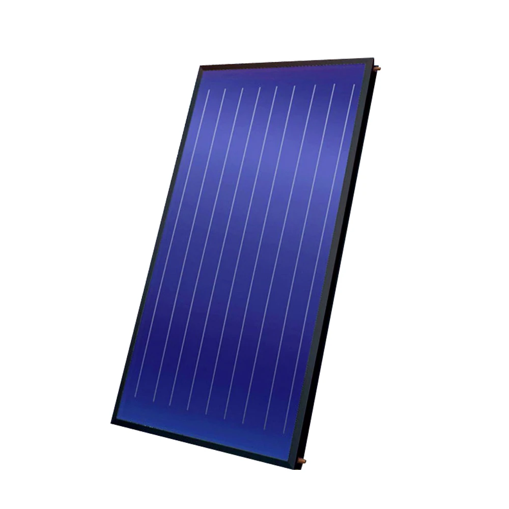 High Efficiency Solar Thermal Flat Panel Solar Water Heater System Black/Blue Film Flat Plate Solar Collector