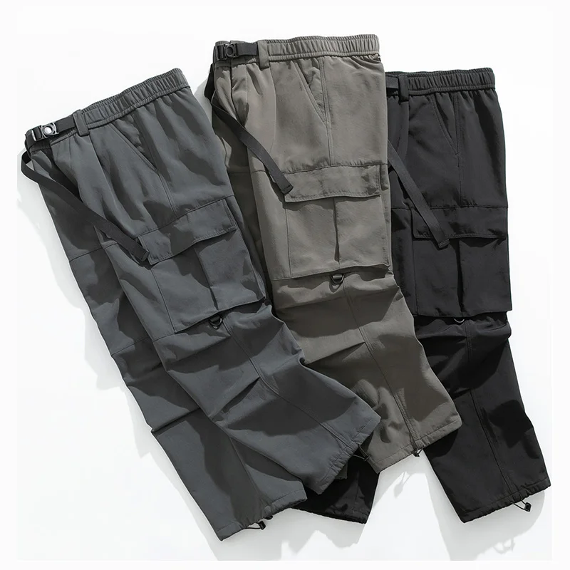 

Уличные водонепроницаемые ветрозащитные брюки-карго мужские свободные повседневные спортивные брюки Techwear Track Soft Shell спортивные брюки Cityboy брюки для бега