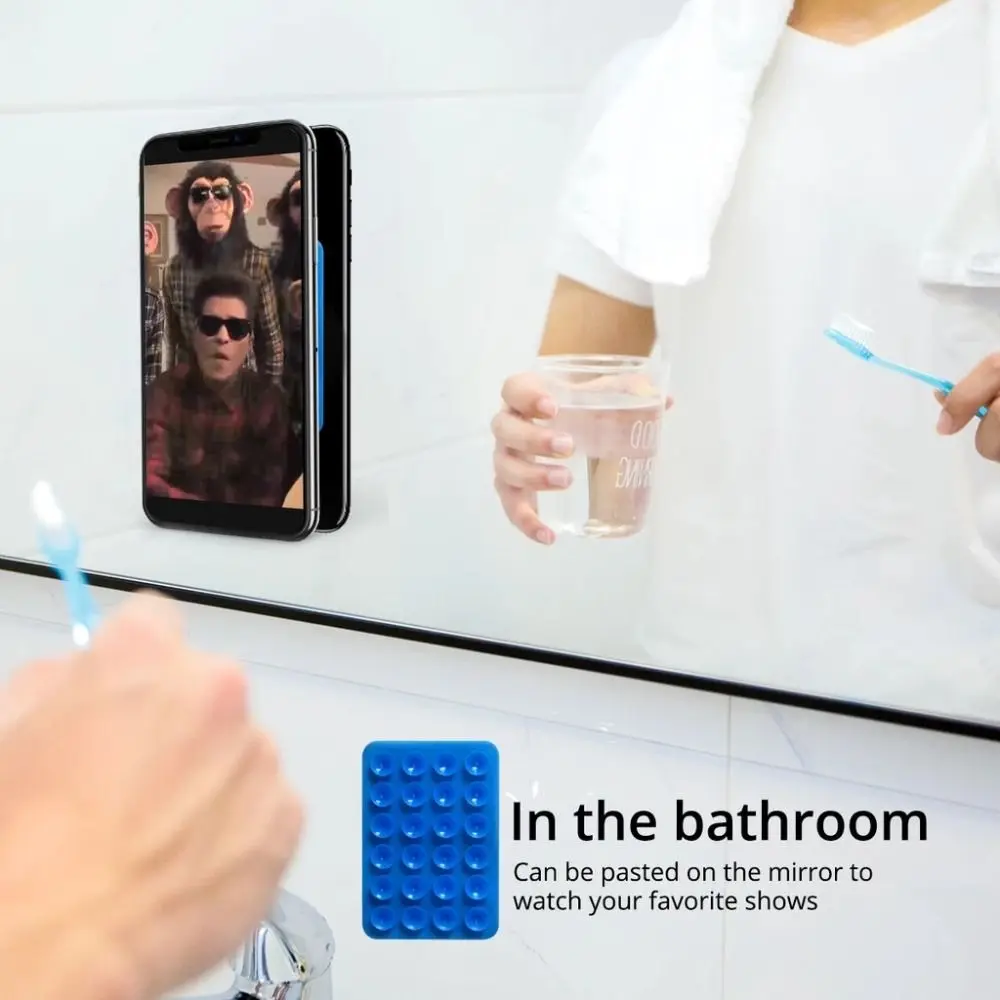 Nuovo adesivo ventosa in silicone staffa a ventosa multifunzione ventosa in gomma siliconica supporto durevole per cellulare