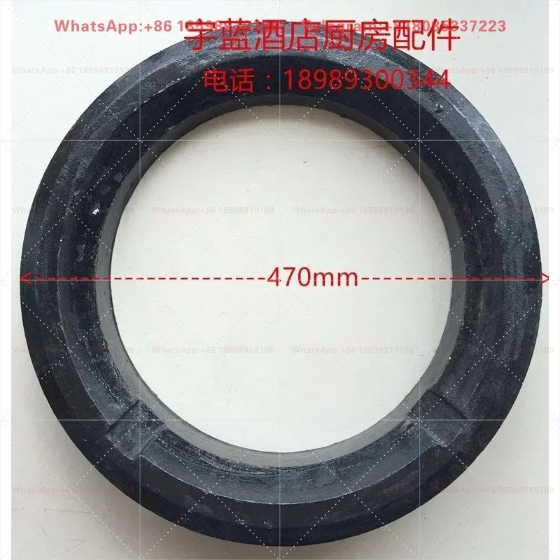 Iron Circle Frying Stove Ring 14 inch Frying Stove Cast Iron Ring Energy saving and Silent Stove Head Accessories 4 Pits 6 Pits