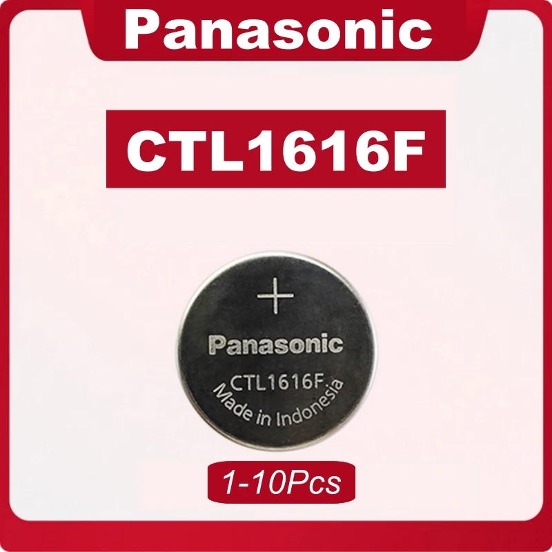 1-10Pcs New Original Panasonic CTL1616 CTL1616F 1.5V Rechargeable Li-ion Battery For Solar Watch