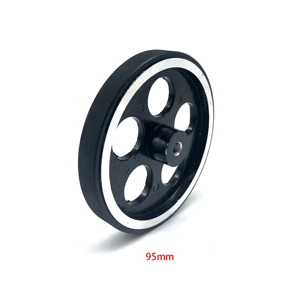 Ruota misuratrice encoder rotativo di misurazione industriale in gomma di alluminio da 2 pezzi