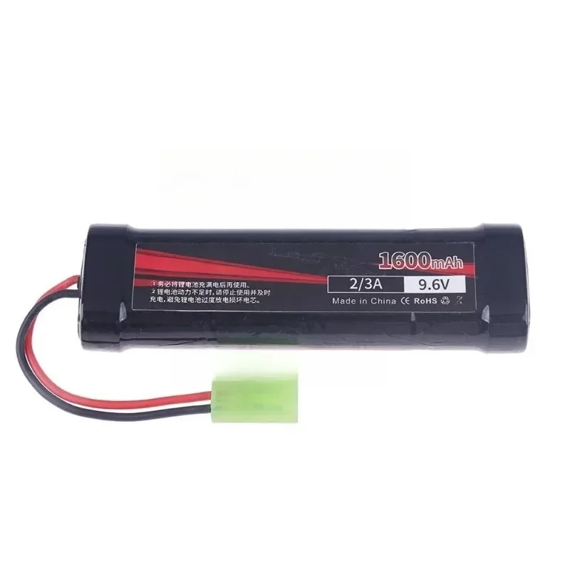 [New] 8.4/9.6V 1600mAh NiMH 2/3A Battery Pack and Charger for Airsoft Guns Mini AK Series for Modified AEG's 9.6V Battery Tamiya