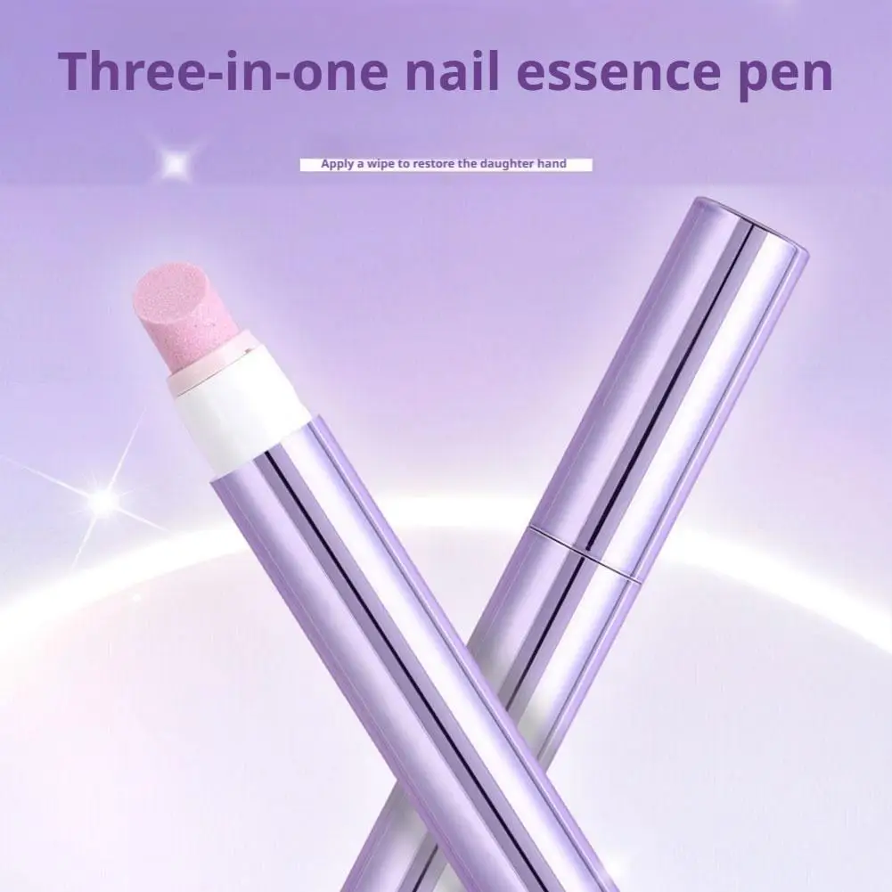 Novo 3-em-1 essência unha cutícula óleo caneta hidratar hangnails danos secos unhas reparação cutícula removedor caneta ferramentas de cuidados com as unhas
