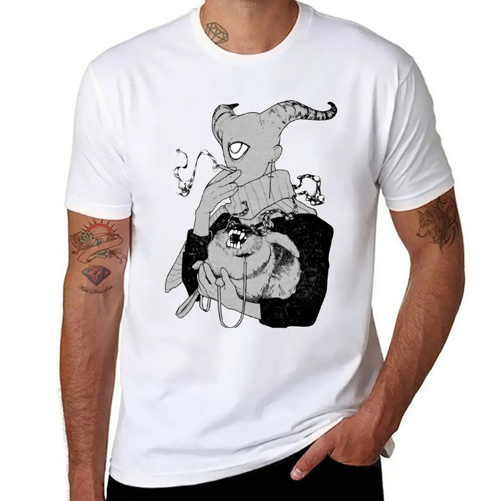 

Hell Hound T-Shirt t shirt man luxury cotton t shirts man 100% funny t shirts dark humor T-Shirt