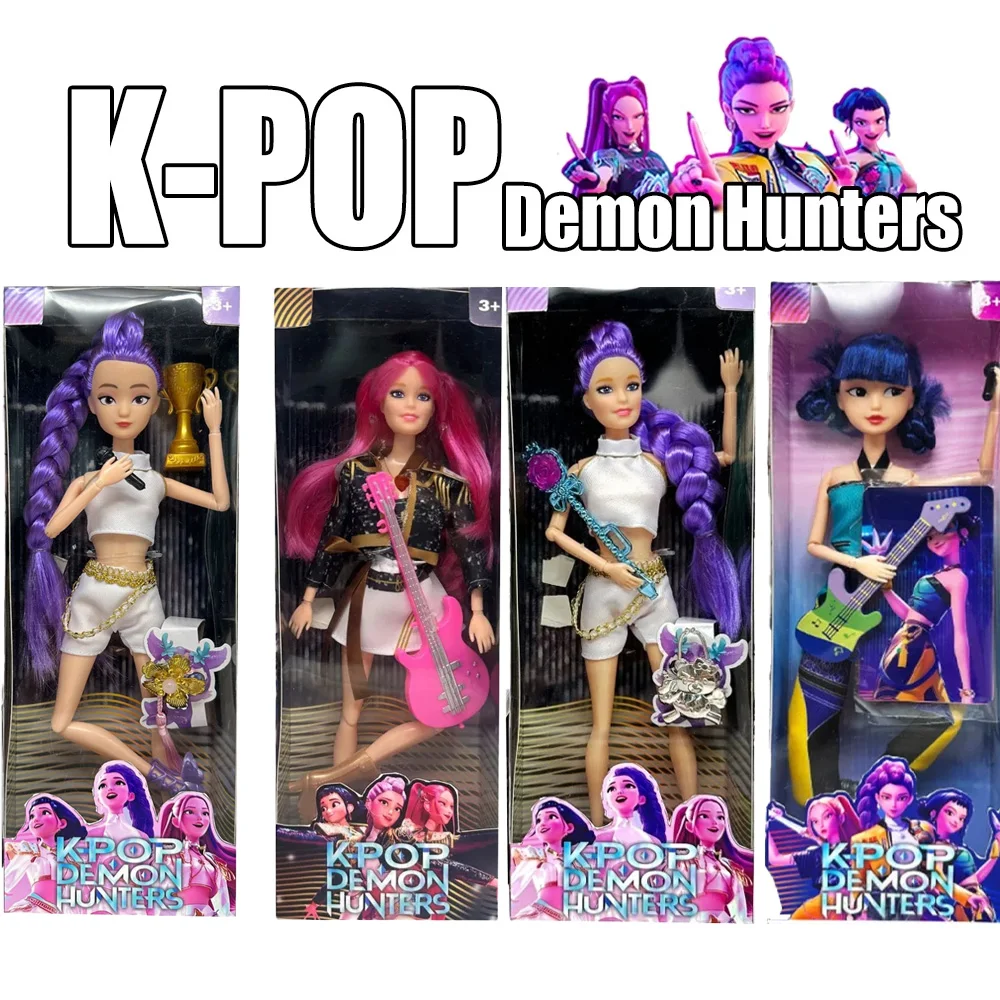 2026 Anime KPop Demon Hunters muñeca vinilo juguete Rumi Mira zoi personaje vinilo máscara estatuilla cumpleaños regalo de Navidad Fan Club regalos