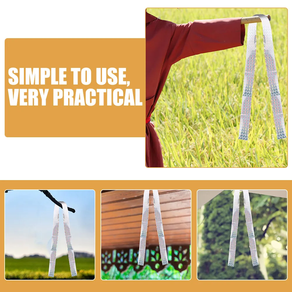 2 Rolls Bird Scaring Tape Reflective Spiral Scare Tape for Garden Crops Orchards Parking Balconies Bird Repellent