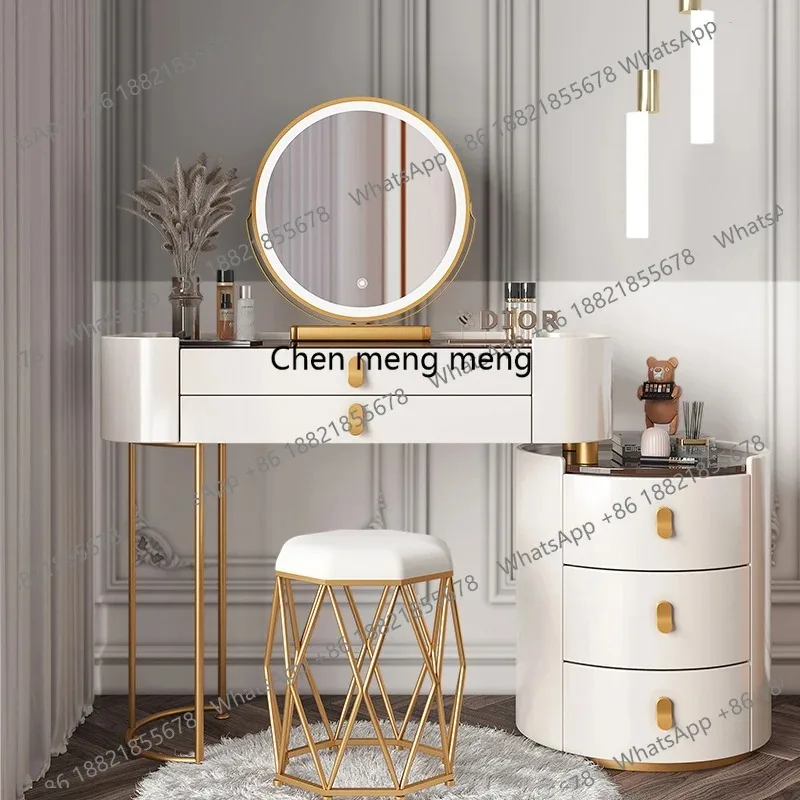 

M178 Modern Luxury Dressing Table Stool Makeup Solid Wood White Dressing Table Classic Bedroom Coiffeuse De Chambre Home Furnitu