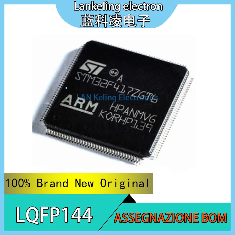 

STM32F417ZGT6 100% Brand New Original STM STM32F STM32F417 STM32F417ZG STM32F417ZGT MCU LQFP-144 chip