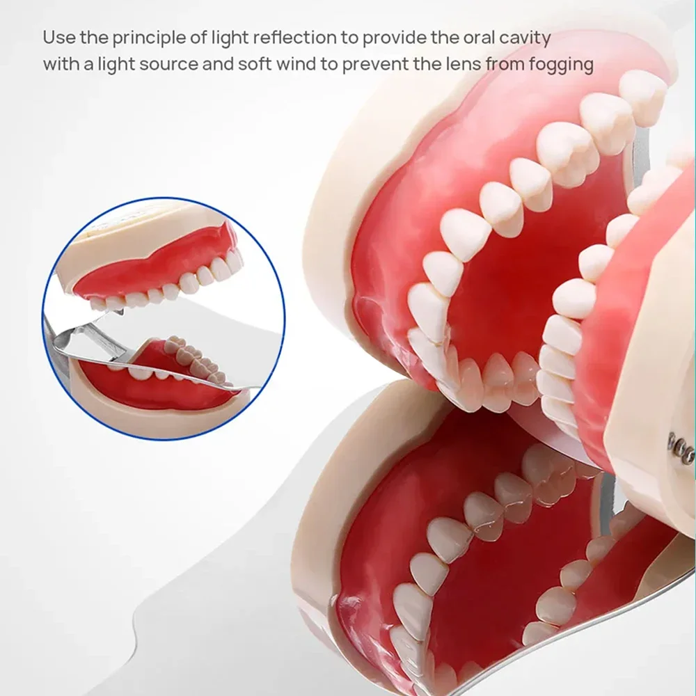 Dentals Automatics Anti-fog Mirrors for Oral Photo Reflects Stainless Steel Defogs Mirrors for Oral Examination Free