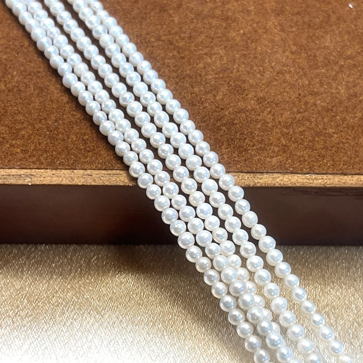 AAA 2-3mm High Quality Near-round Beads Exquisite Natural Freshwater Pearls for Jewelry Making DIY Necklace Bracelet Accessories