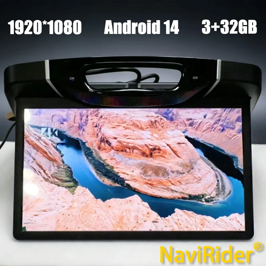 M 1920*1080 Ceiling TV Monitor For Mercedes Benz V260 V260L V-class V Class Android Multimedia Player Mirror Link Remote Control