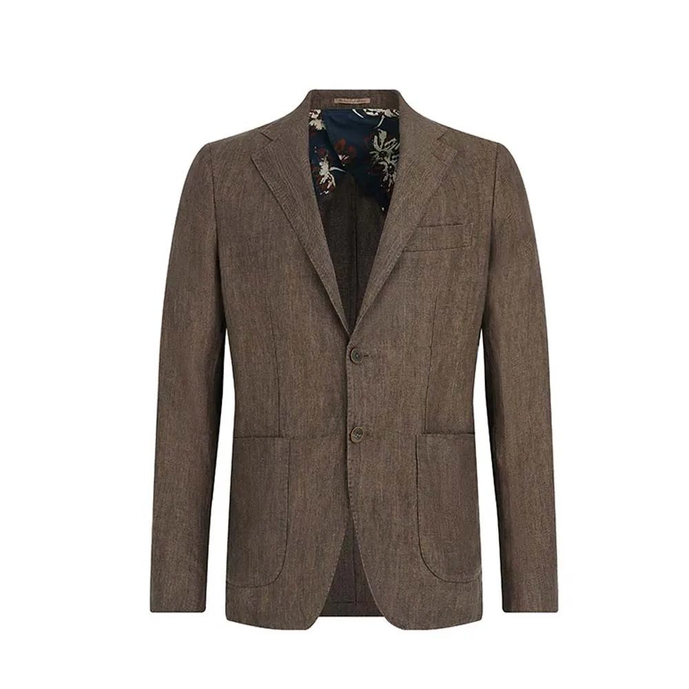 tuonibaola man Leisure suit spring and summer Flax skin-friendly Coat Business gentleman light thin Men suit linen material