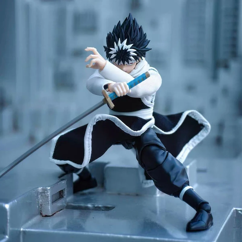 Yuyu Hakusho Hiei Soft Goods Cloth Clothes Adaptation 1/12 SHF Anime Action Figure Training Clothes Built In Iron Wire No Figure