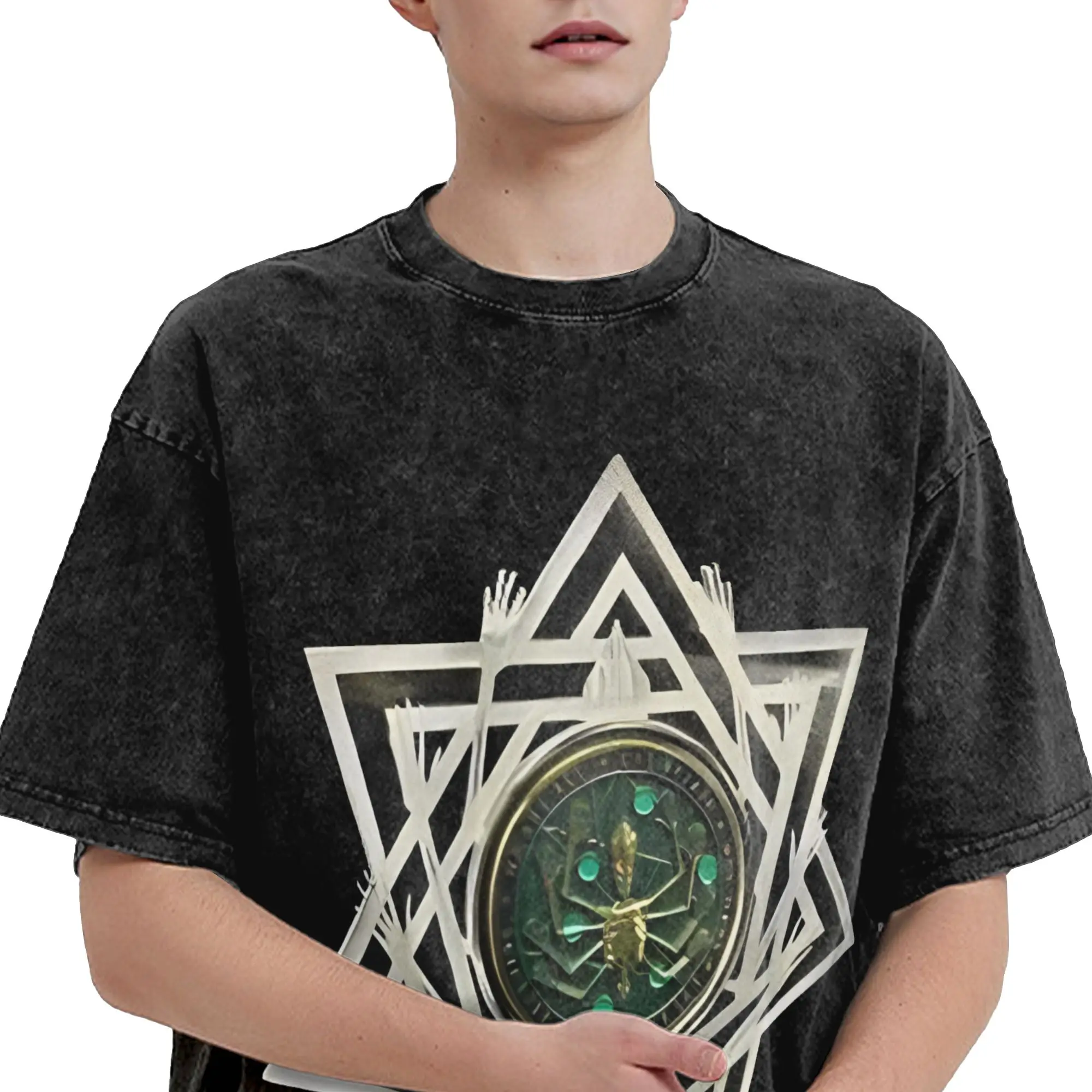 Tools Rock Band Vintage Washed T Shirt  Pure Cotton Crazy T-Shirt Crew Neck Tee Shirt Short Sleeve Clothes Birthday Gift