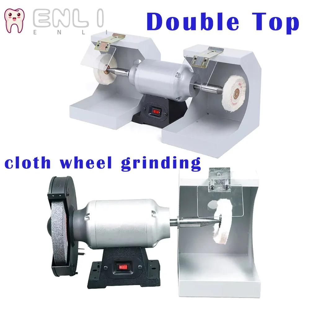 

Dental Lab Equipment Dental Cutting and Polishing Lathe with Low Noise & Stepless Speeds