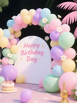 10 best sales पेस्टल जन्मदिन की सजावट - №4