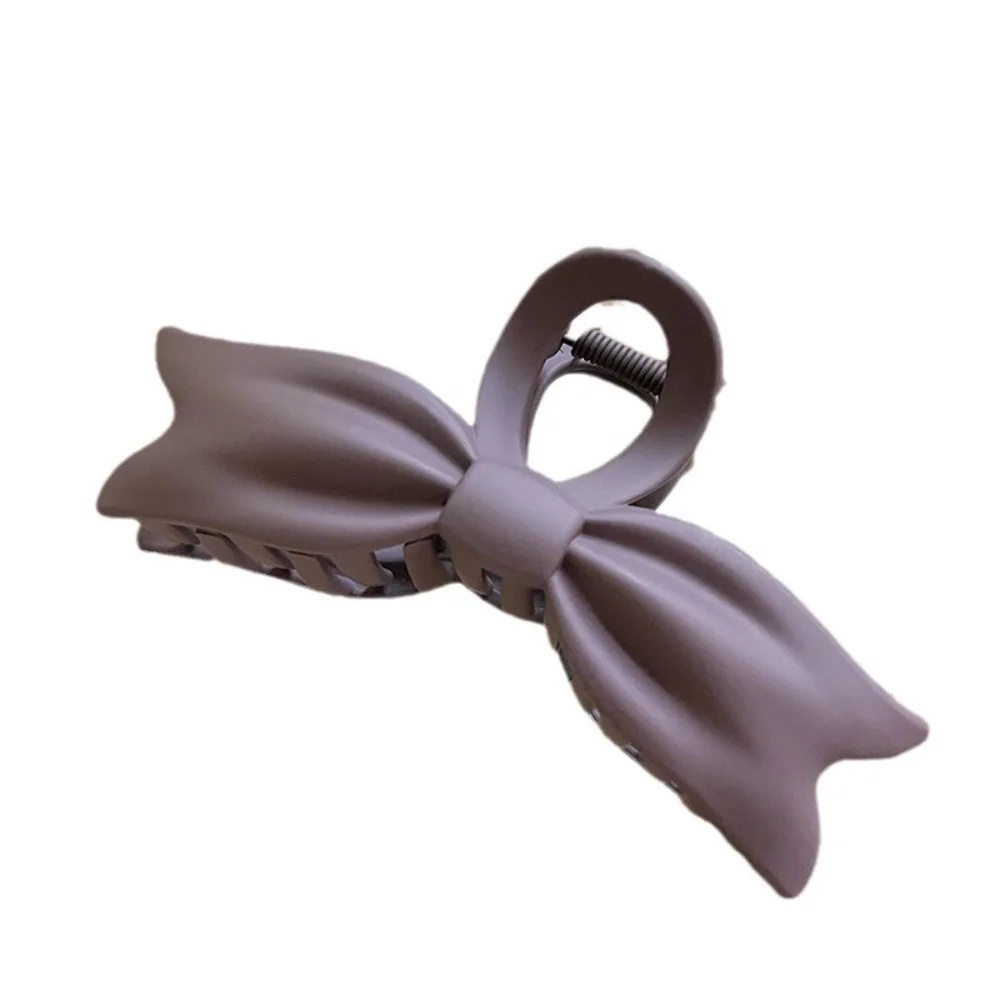 New 12.5cm Bow Hair Clip Minimalist Bowknot Korean Hair Claw Clip Elegant High-end Shark Clip Exquisite Hair Accessories