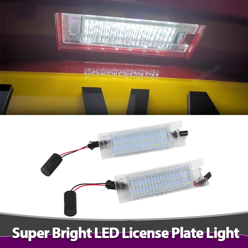 For Alfa Romeo 147 156 159 166 Brera Giulietta Type 940 MiTo Romeo GT Spider 939 2PCS LED License Number Plate Light Lamps