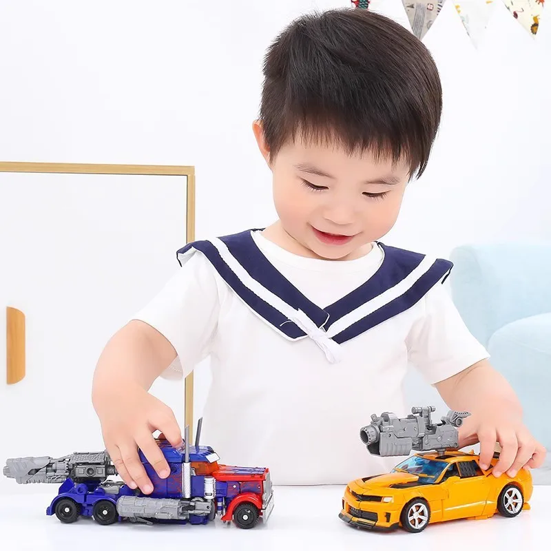 Transforming Toys Car kids Transformation Robot Kit Models 2 In 1 One Step Model Deformed Car Dinosaur Toys For Children Gifts