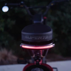 LED Taillight Bar Kit for Super73 Red Utility Trailer Truck RV Stop Tail Turn with Horn for Electric Bike
