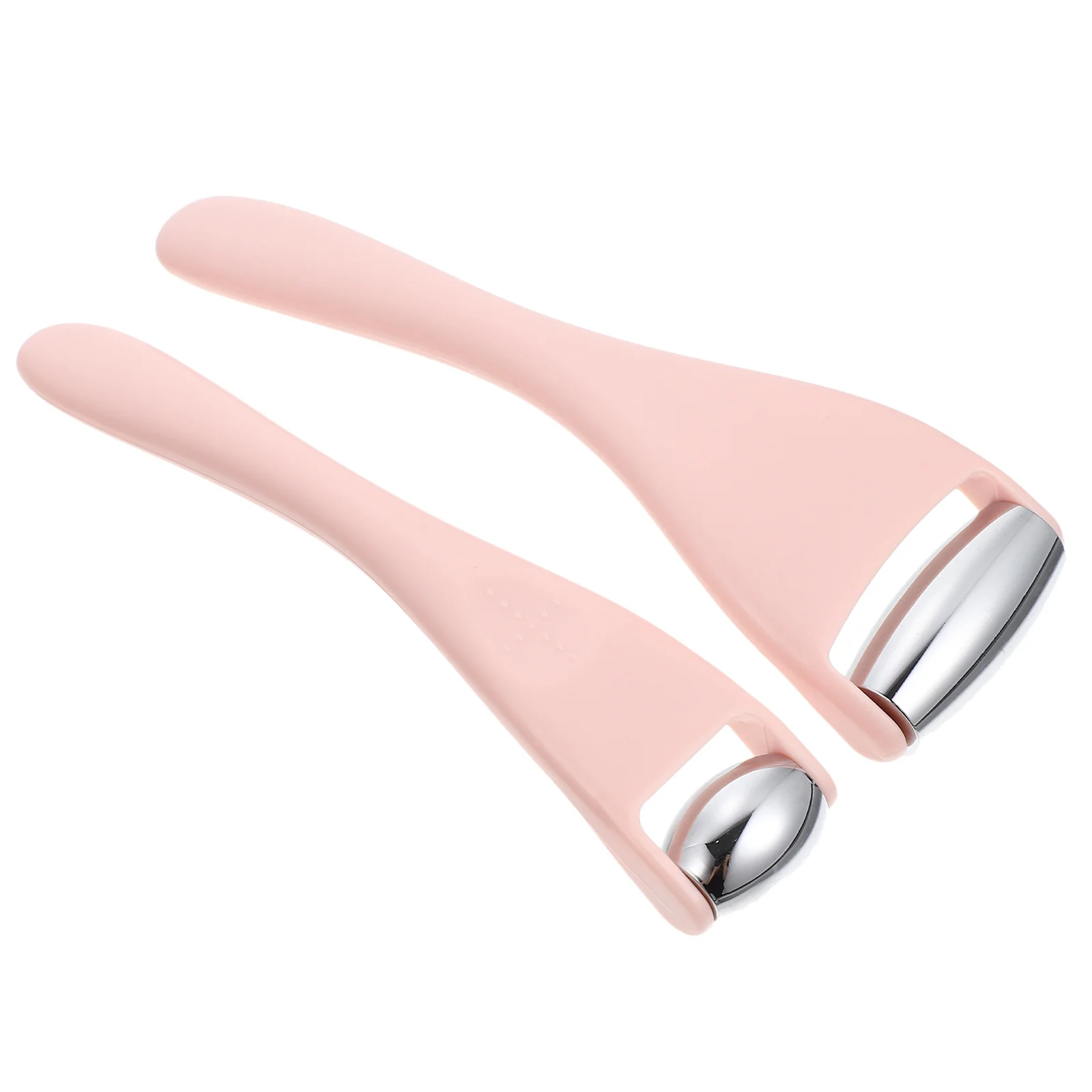 2 stks Schoonheid Voor Gezicht Gezichtsmassage Tool Anti-Aging Rimpel Donkere Cirkel Relief Oogzorg Massager Draagbare Roestvrij