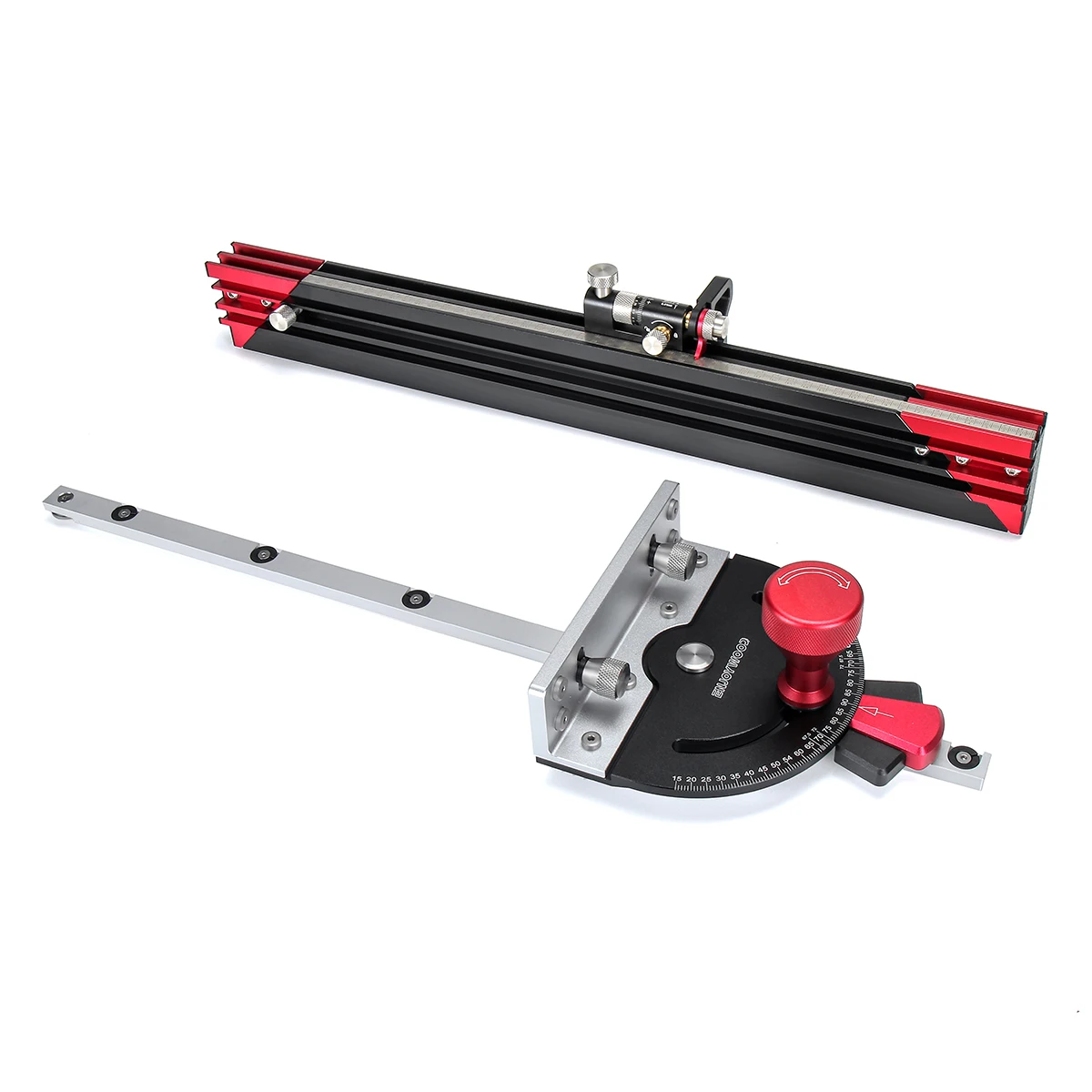 

ENJOYWOOD 890 мм выдвижной угловой забор с угловым манометром для настольных пил, деревообрабатывающий инструмент