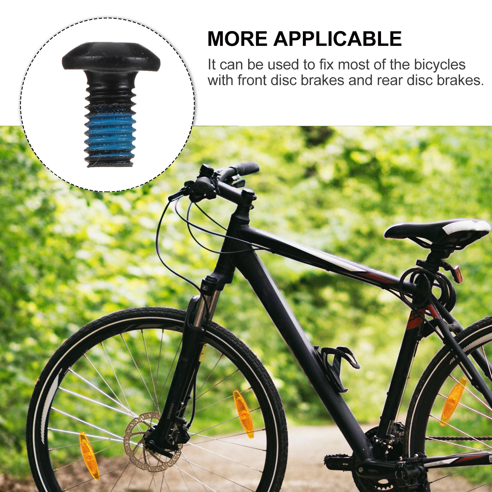 

Disc Screws Bike Rotor Bolts Brake Accessories Plum Bossom Alloy Steel Part