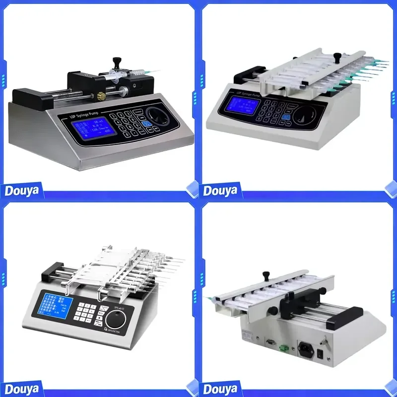 Microfluidic Electronic Pump with Touch Screen Control Aluminum Alloy 140ml Capacity OEM Customizable